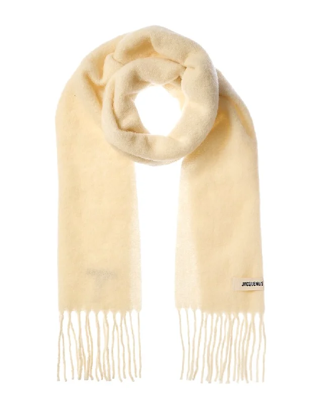 Jacquemus L'echarpe Carro Mohair & Wool-Blend Scarf