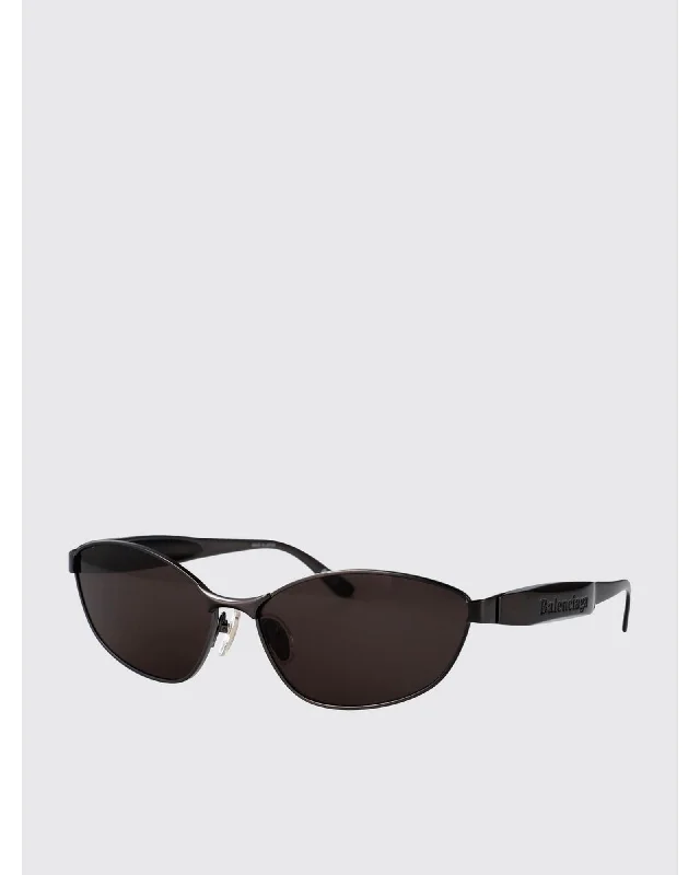 Balenciaga BB0356S 001 Oval Sunglasses Women Grey
