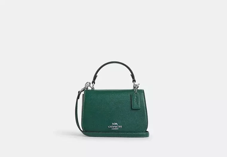 Coach Lysa Top Handle Bag Emerald Green 