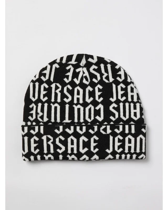 Versace Jeans Couture Versace Couture Knit Beanie Women Black Hats