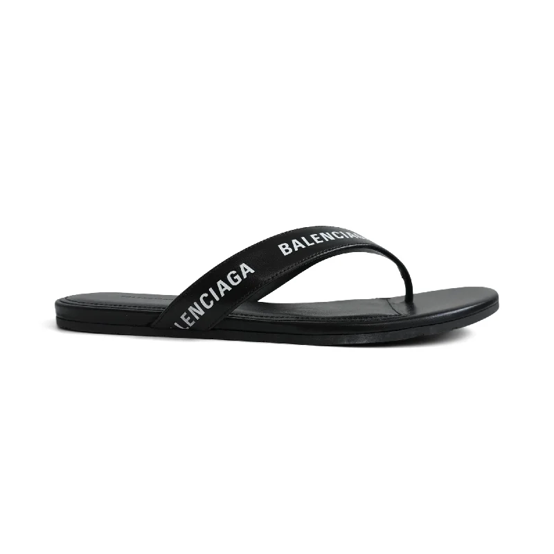 Balenciaga Logo Flip-Flops - Women's 35.5