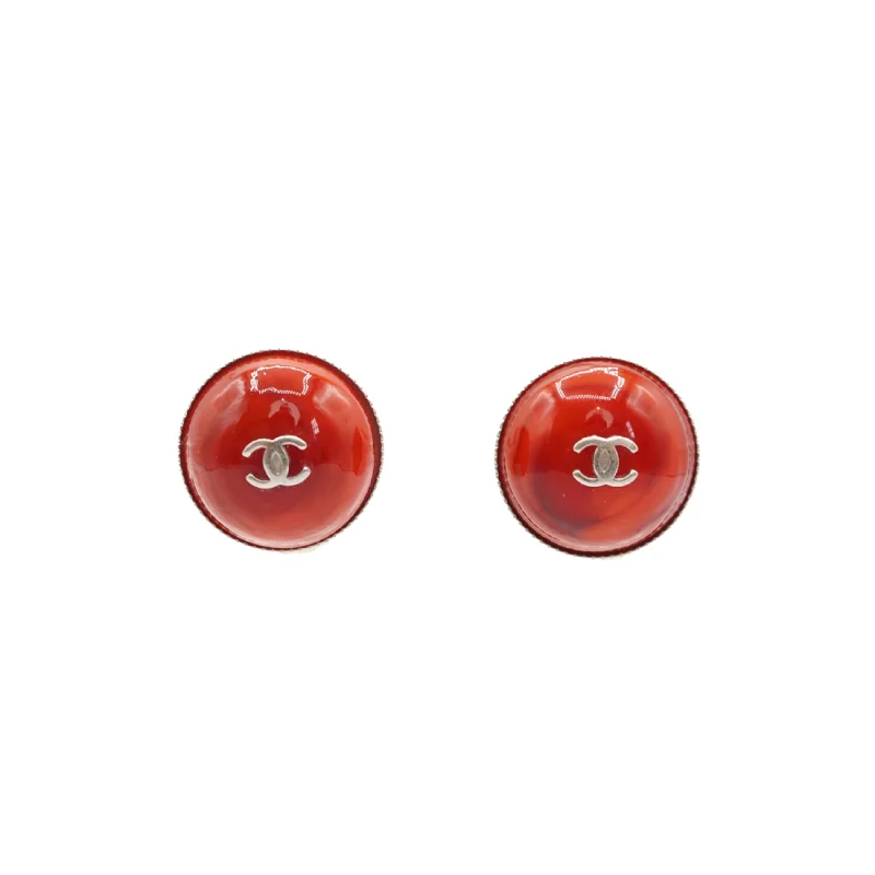 Chanel 'Cocomark' Clip On Earrings