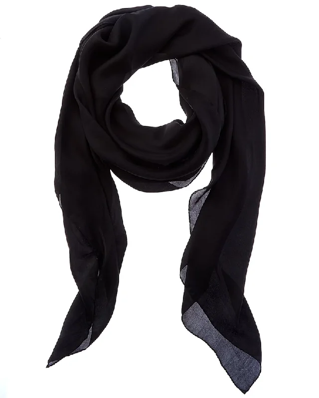Saint Laurent Cassandre Silk Scarf