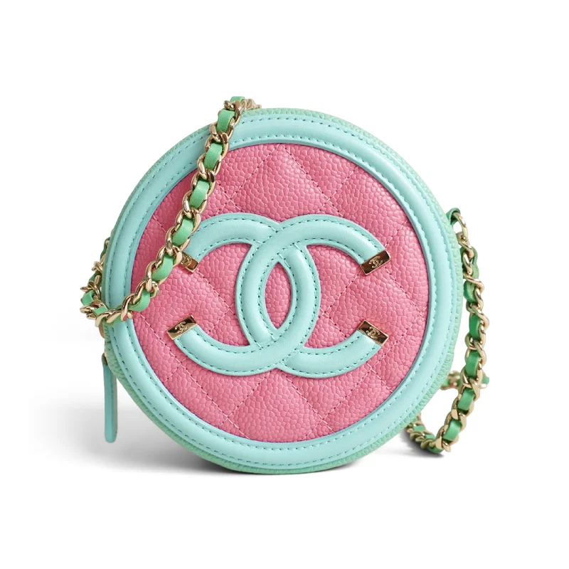 Chanel Cavier Quilted Filigree Vanity Bag