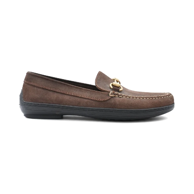 Gucci 'Jordaan' Suede Loafers- Men's 41.5