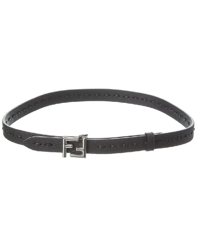 Fendi Selleria Leather Belt