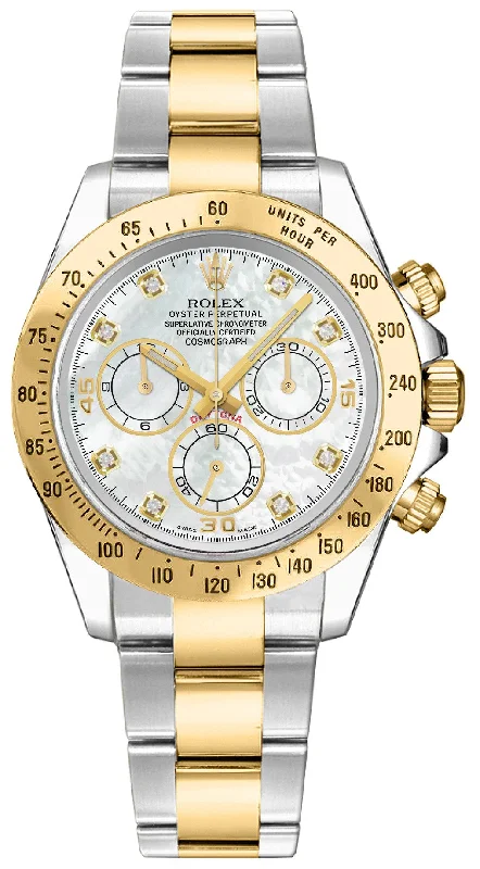 Rolex Cosmograph Daytona White Mother of Pearl Men's Watch 116523