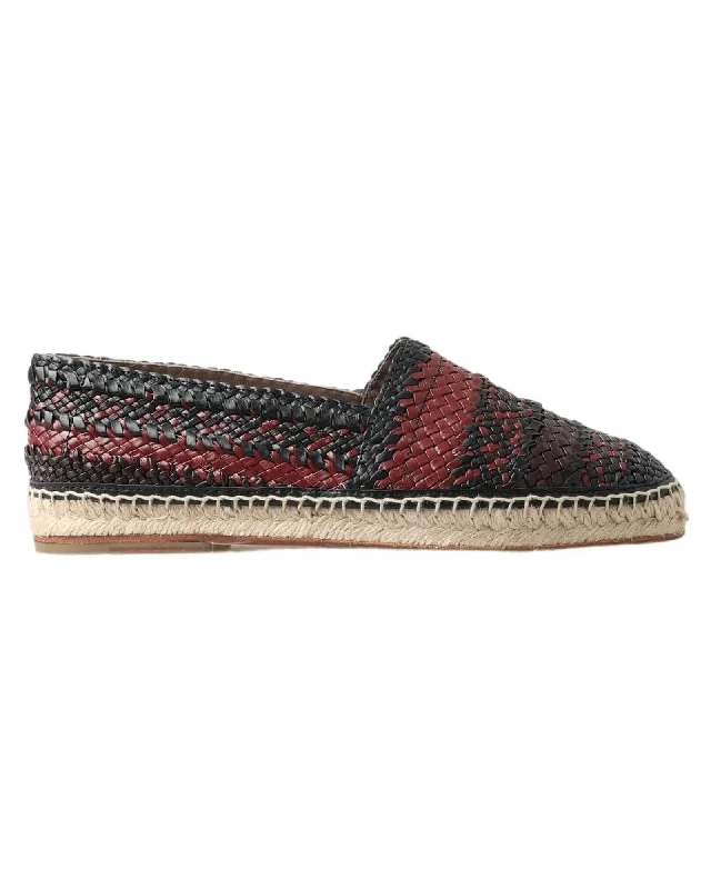 Dolce & Gabbana Buffalo Leather Espadrille Shoes
