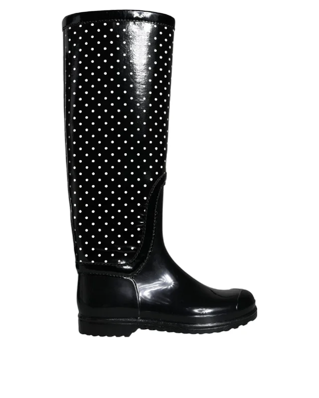 Dolce & Gabbana  Polka Dot Rain Boots