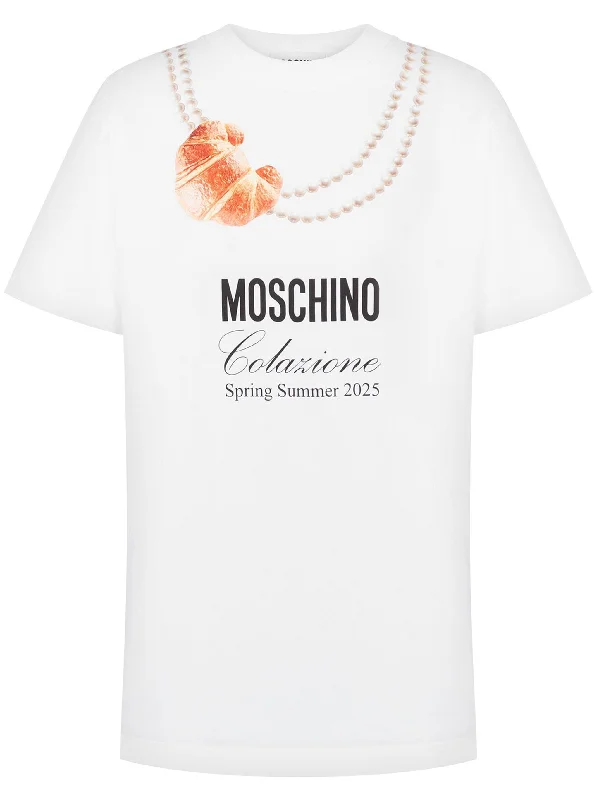 Moschino Breakfast organic jersey t-shirt