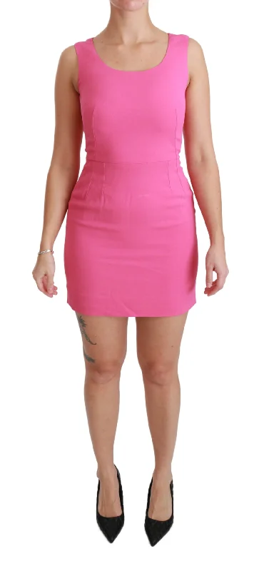 Dolce & Gabbana  Sleeveless Mini Dress in Pink