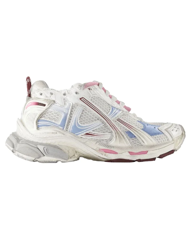 Balenciaga Track Sneaker Distressed Design Women Multicolor | Multicolor