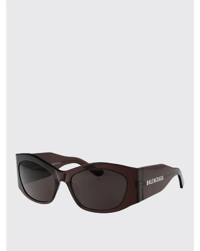 Balenciaga BB0329S Sunglasses Oversized Women Brown