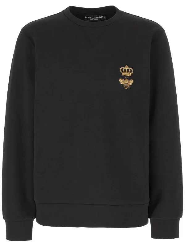 Dolce & Gabbana Bee Logo Sweatshirt in Black