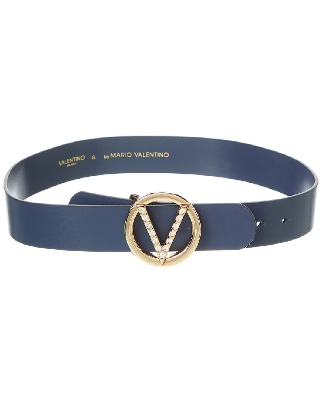 Valentino By Mario Valentino Giusy Preciosa Leather Belt
