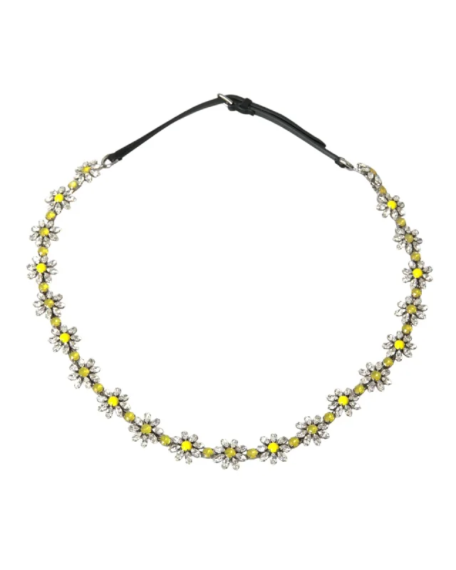Dolce & Gabbana  Daisy Flower Choker - Yellow