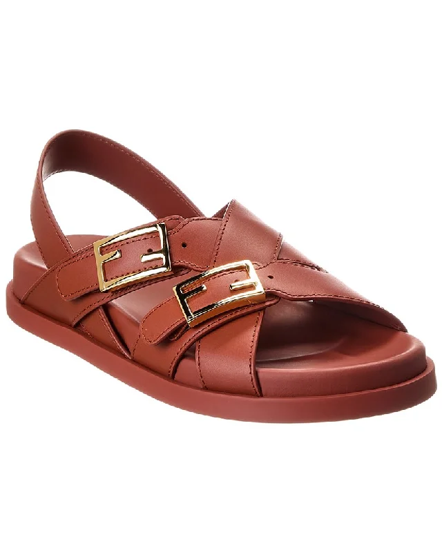 Fendi Feel Leather Sandal