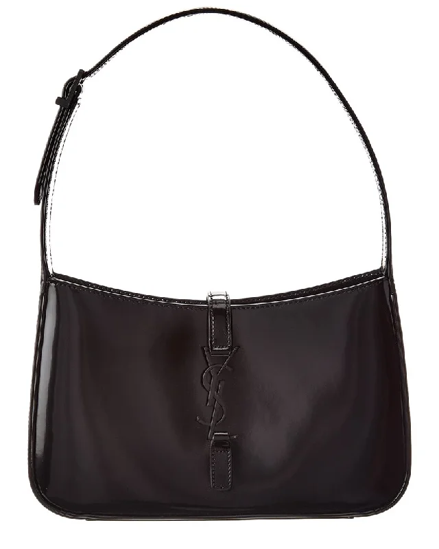 Saint Laurent Le 5 A 7 Patent Hobo Bag