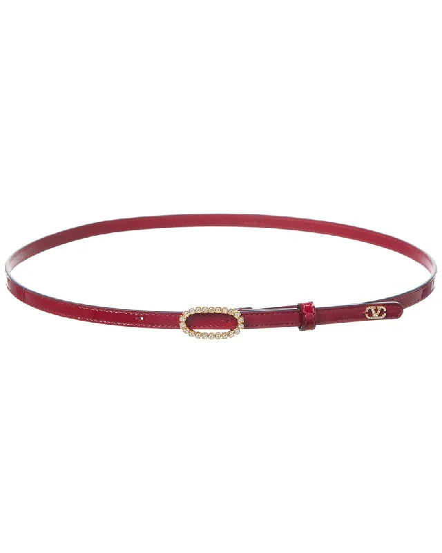 Valentino Vlogo Signature Patent Belt