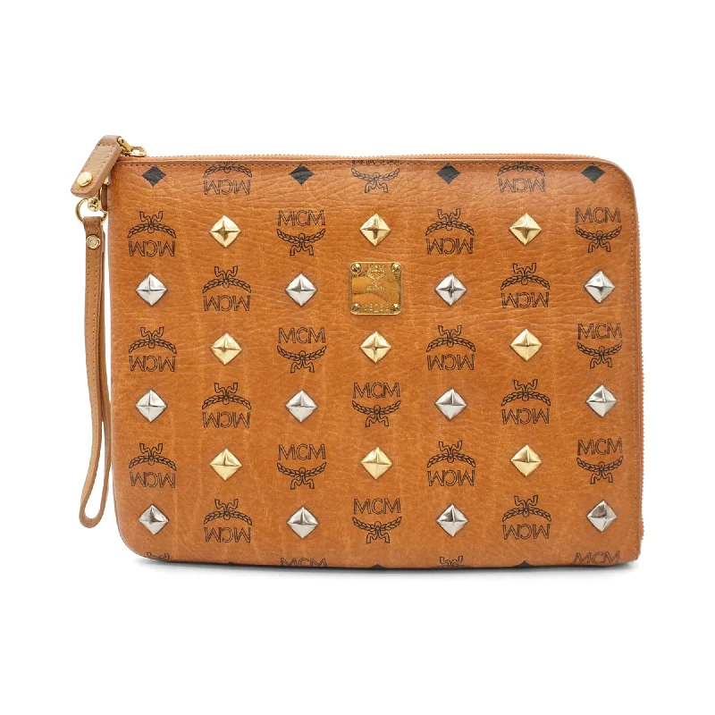 MCM Wristlet Pouch