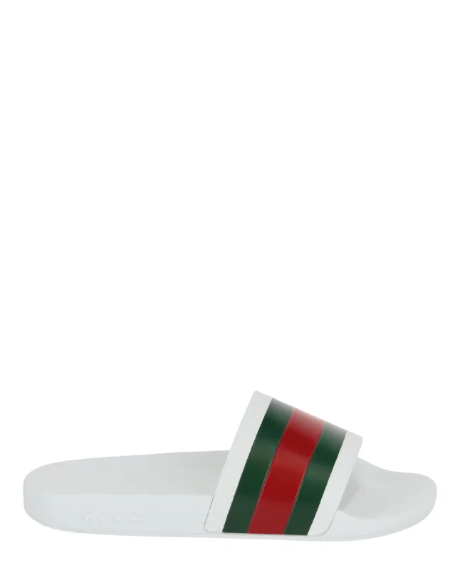 Gucci Mens Pursuit Pool Slides