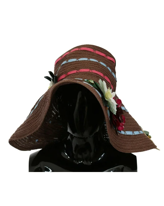 Dolce & Gabbana Floral Floppy Hat