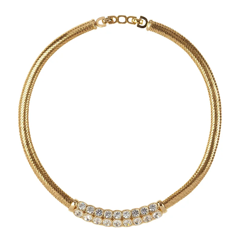 1980s Vintage Christian Dior Crystal Necklace
