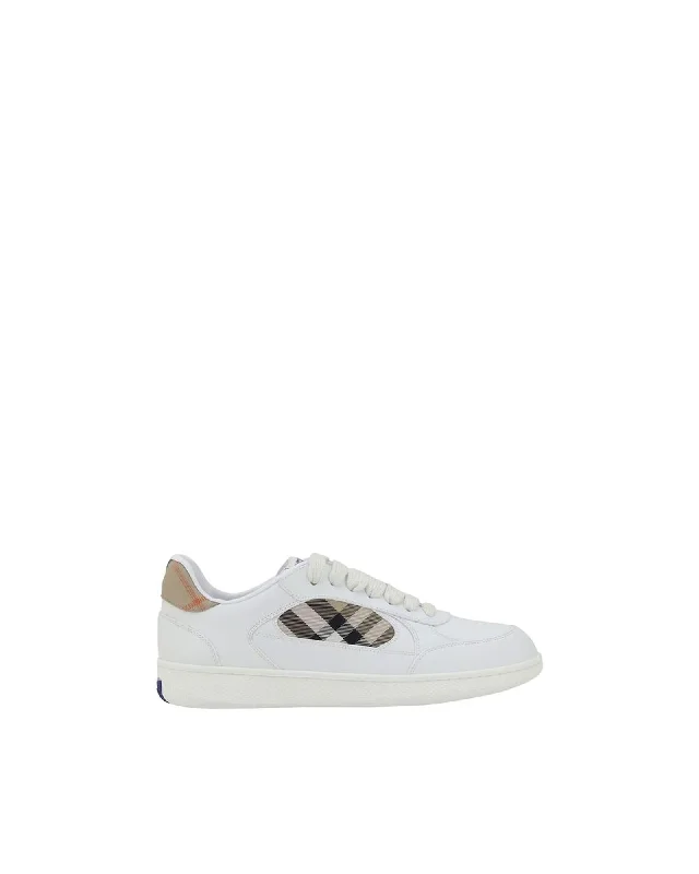 Burberry Arthur Leather Sneakers Men White