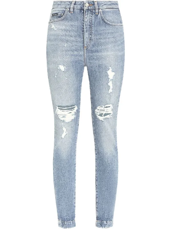 Dolce & Gabbana Audrey distressed skinny jeans