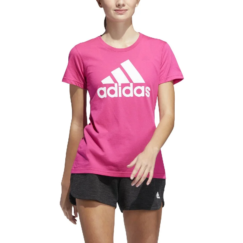 Adidas Women's Badge Of Sport Classic Tee Real Magenta