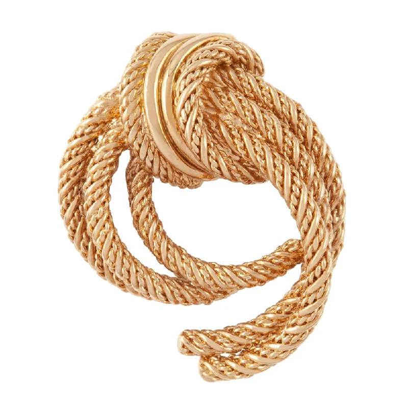 1980s Vintage Christian Dior Knot Brooch