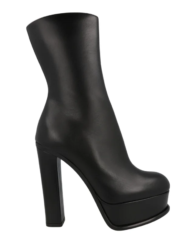 Alexander McQueen Womens Platform Ankle Boots