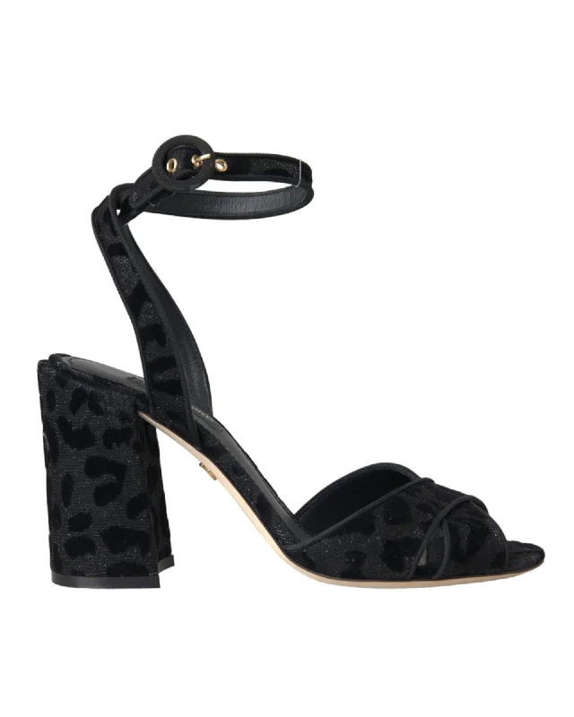 Dolce & Gabbana  Leopard Print Sandals