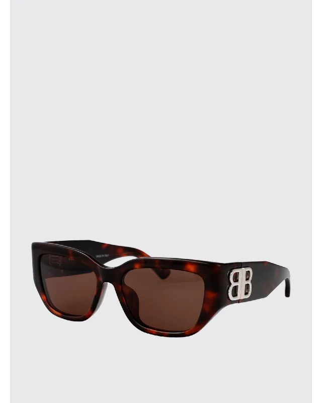 Balenciaga Sunglasses Tortoise Acetate Women Brown