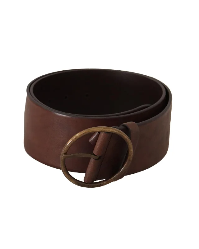 Dolce & Gabbana  Women's Brown Leather Belt