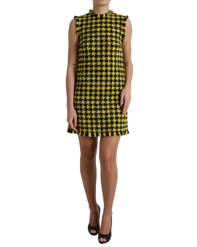 Dolce & Gabbana  Houndstooth Mini Dress