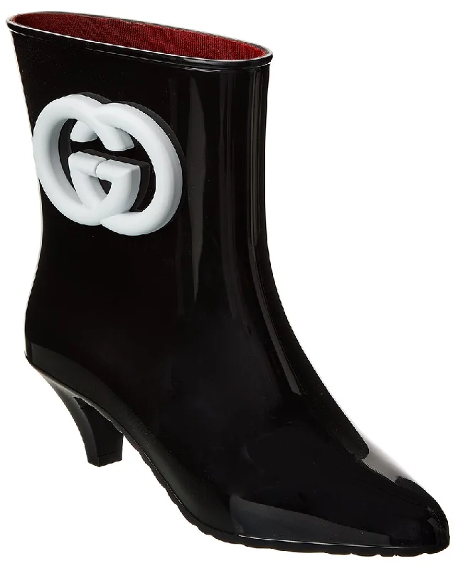 Gucci Interlocking G Rubber Bootie