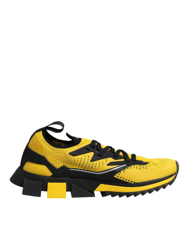 Dolce & Gabbana NS1 Geometric Sneakers Men Yellow