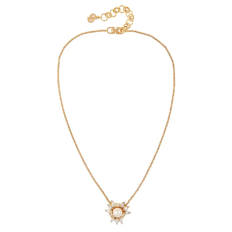 1980s Vintage Christian Dior Faux Pearl Pendant