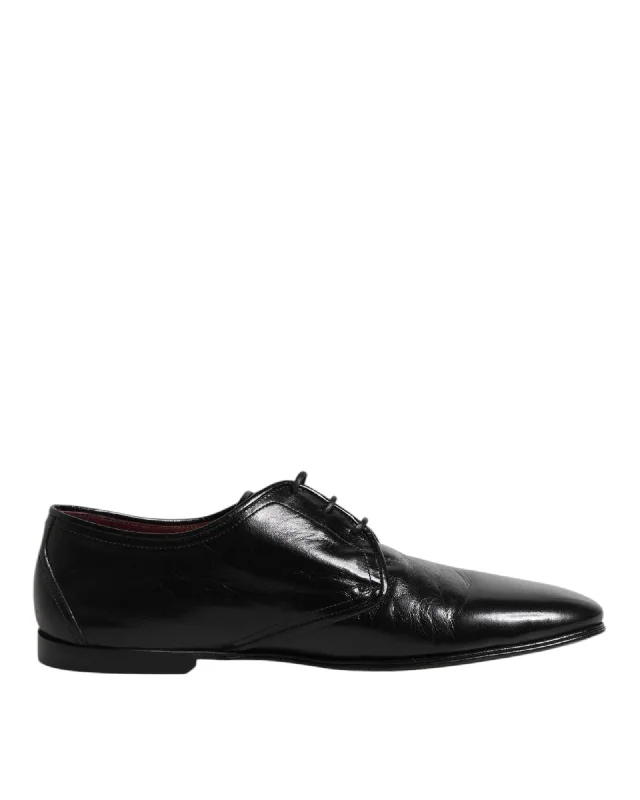 Dolce & Gabbana Oxfords Laceup Men Black Formal Shoes