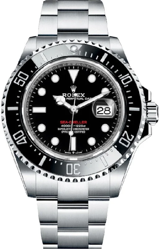 Rolex Sea-Dweller 43mm Men's Watch MK2 Black Dial 126600-0001