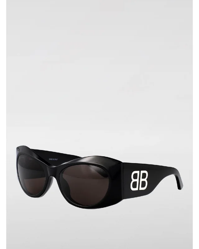 Balenciaga BB0394S Sunglasses Oval Shape Women Black 1