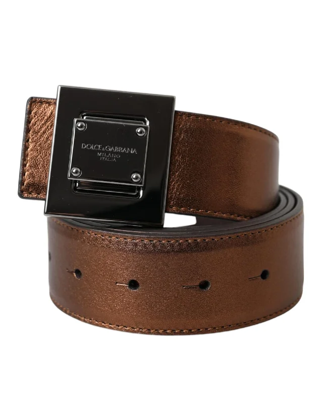 Dolce & Gabbana  Men's Leather Belt - Brown