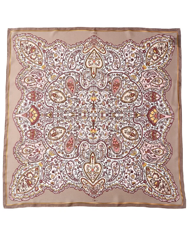 Chloé Paisley Silk Scarf