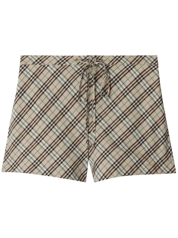Burberry Check cotton shorts
