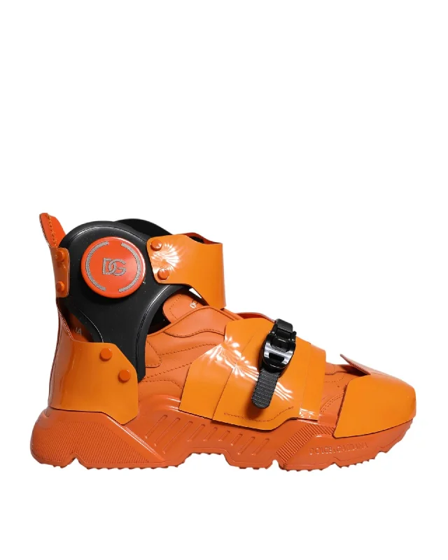 Dolce & Gabbana Portofino HighTop Sneakers Men Orange