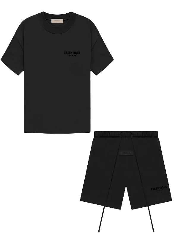 Fear of God Essentials SS22 T-Shirt & Shorts Set in Black