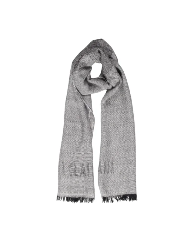 Alviero Martini Prima Classe Classic Patterned Modal Wool Blend Scarf