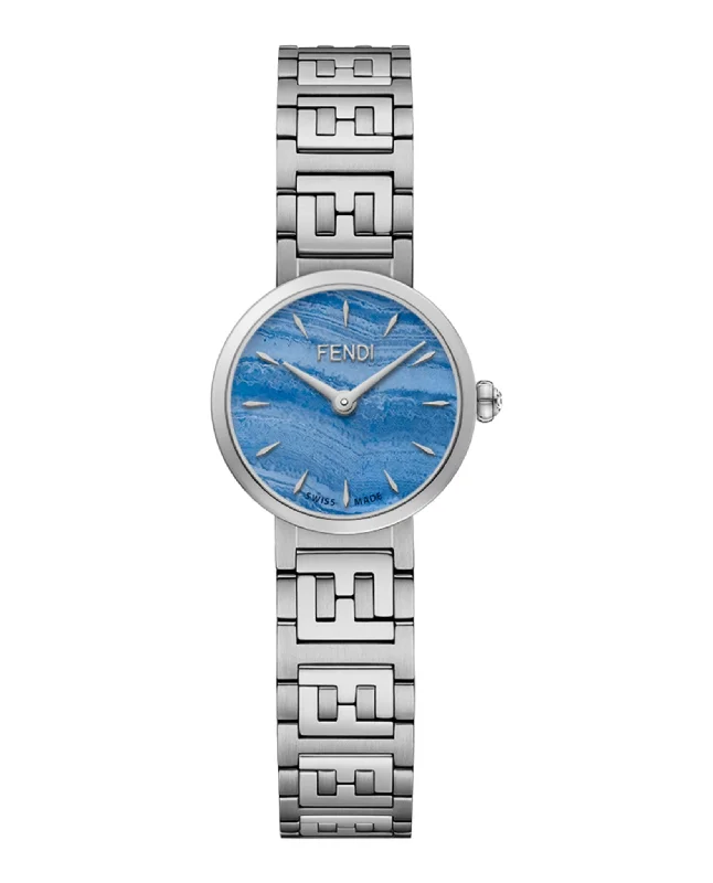Fendi Womens Forever Fendi Stainless Steel 19mm Bracelet Fashion Watch