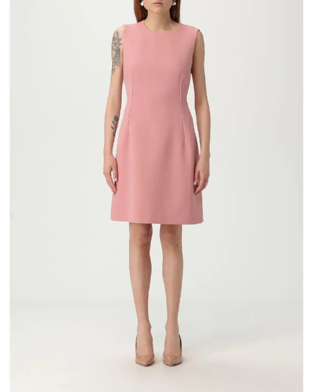 Dolce & Gabbana ALine Mini Dress Women Pink Dresses